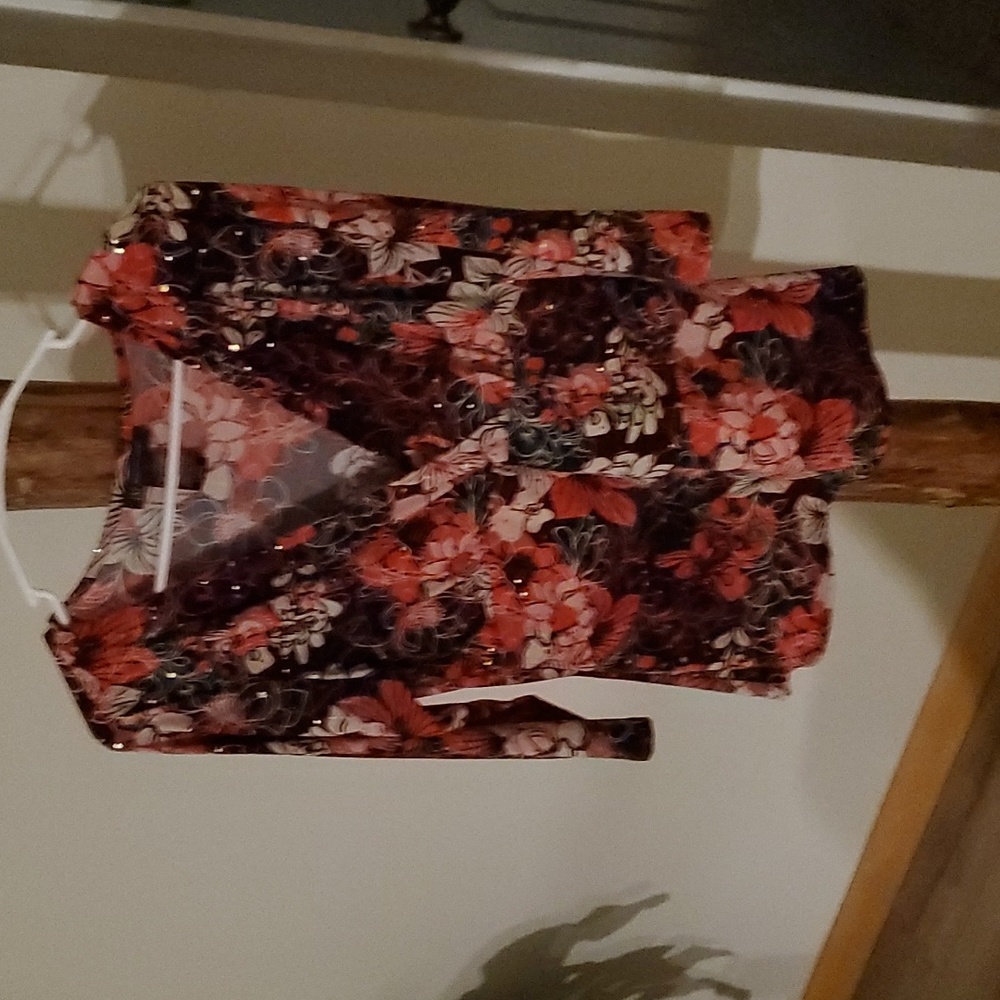 NYC International concepts sequined blouse. Large.